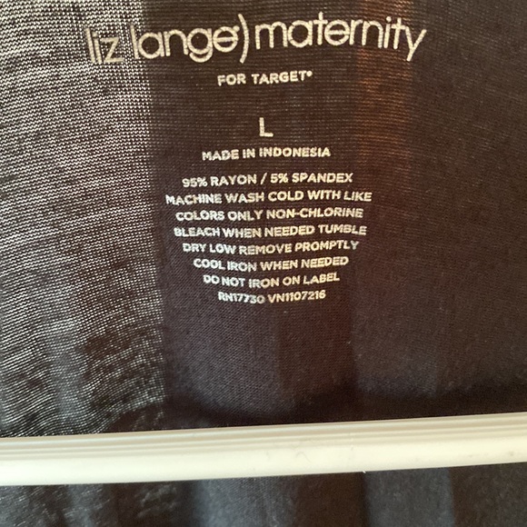 Liz Lange maternity dress long sleeves size L - Picture 3 of 3